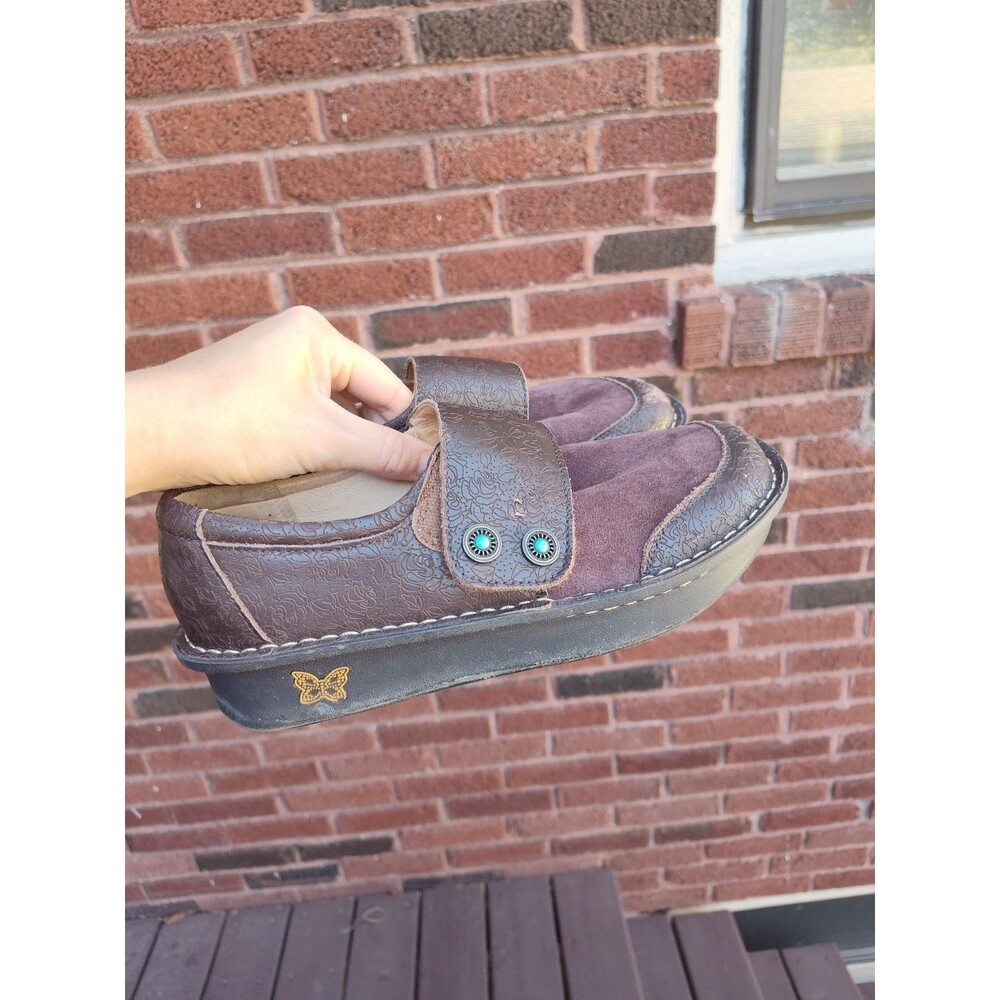 Alegria Women's Deliah Cocoa Impressions Comfort Nursing Clogs 39 Suede